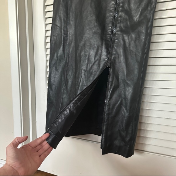 Michael Hoban North Beach Leather Skirt - Picture 6 of 12